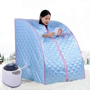 Sauna /à Vapeur Machine portative de Station Thermale de Sauna /à Vapeur Machine /à la Maison de Pot de Vapeur avec la Tente Pliable de Coton imperm/éable pour Perdre Le Poids EU Plug