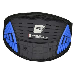 Ceinture de protection des reins pour moto Noir et bleu 