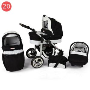 poussette combiné cdiscount