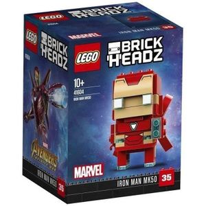 ASSEMBLAGE CONSTRUCTION LEGO® Brickheadz 41604 Iron Man MK50