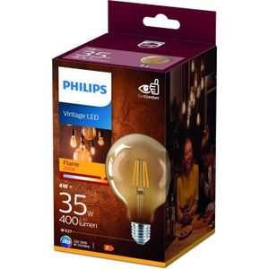 Ampoule LED vintage E27 5W 400L ambre dimmable - Ampoules LED décoratives -  Accessoires pour lampes