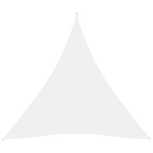 VOILE D'OMBRAGE VBESTLIFE Voile de parasol Tissu Oxford triangulaire 5x5x5 m Blanc - VBE7540536219604