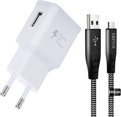 Chargeur Rapide USB-PD 20W Pour Doogee U11 Pro - Bloc + Câble USB-C 1m, Prise EU, 5V/9V/12V