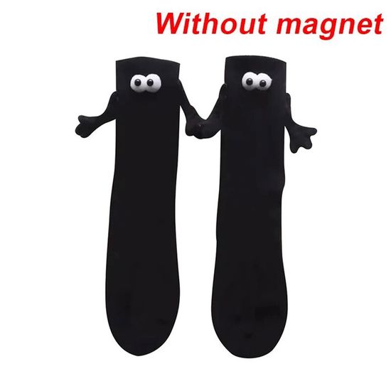 Lot De 3 Paires De Chaussettes Magnétiques Amusantes, Main Dans La Main