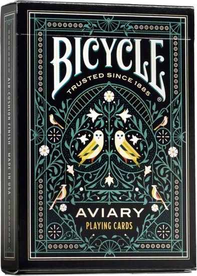 Bicycle Aviary – Jeu De 54 Cartes Créatives, Finition Air Cushion, Idéal Pour Poker Et Magie