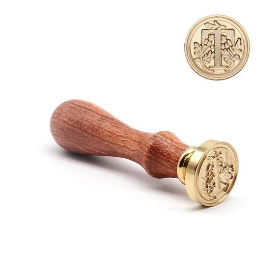 Cachet De Cire Rétro En Bois 26 Lettres De L'Alphabet Tampon Décoratif Cadeau - Beaux