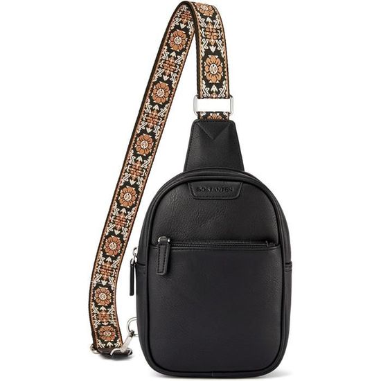 Sac Bandoulière Johnny Hallyday – Léger, Pratique, 38,7x19x8,3 Cm – Tissu Résistant Et Déperlant – Idéal Pour Le Quotidien