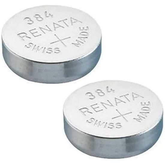 2 X RENATA pile montre Cell Pile Suisse faite d'oxyde d'argent 0