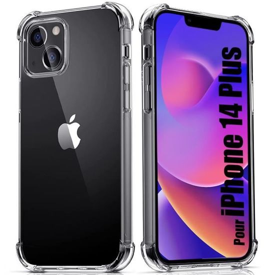 Coque Fidlock Pour IPhone 14 Plus – Compatible Avec Support à Vide – Fixation Magnétique Et Rotation 360°