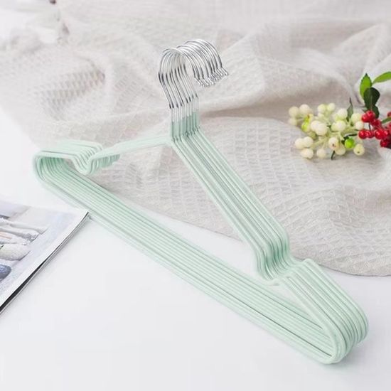 Cintre Large Et épais Anti-dérapant - 45x25,5 Cm - Pour Manteaux, Pantalons, Pulls - Acier Inoxydable
