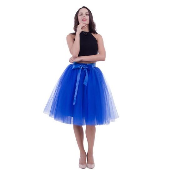 Jupe En Tulle Noir Femme – Style Tutu Ballet Rétro, Ceinture élastique, Pour Fête Et Déguisement