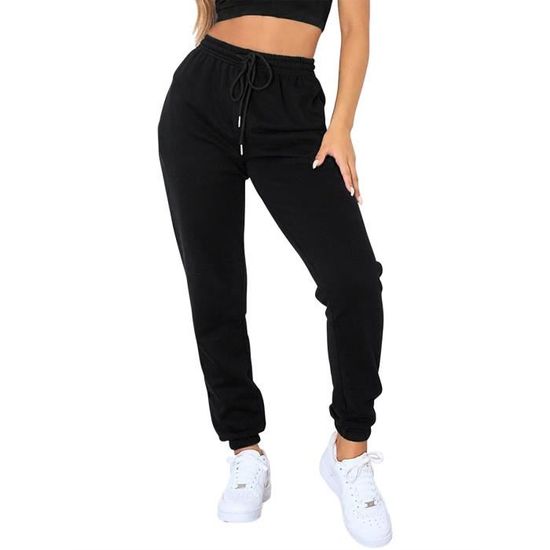 Leggings Capri Femme – Taille Haute, Noir, Pour Yoga Et Sport – Confort Et Opacité Garantis