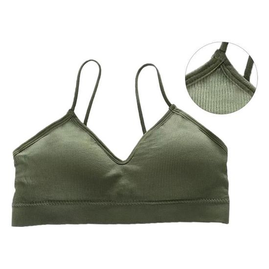 SALIA GIRL Lot De 4 Soutiens-gorge D'entraînement Pour Filles En Coton Sans Fil Avec Bretelles Reglables Pour Femme De 16 A 18 Ans 2299 Noirblancgrispeau