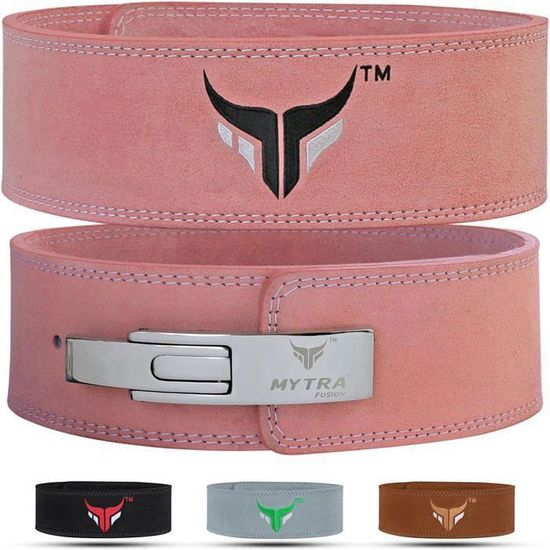 Ceinture De Force Farabi Sports - Cuir Véritable 4 Pouces Pour Musculation
