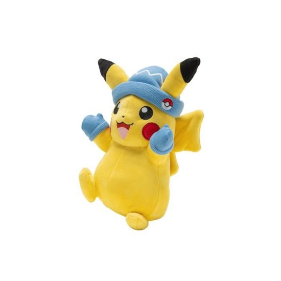 Jazwares Pokemon Holiday Peluche Pikachu Mitaines - 8"