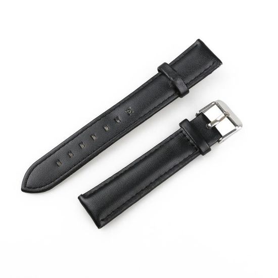 8mm Cuir lisse bracelet de montre remplacement