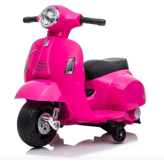 Vespa Scooter Moto Electrique Pour Enfants 6V, 4,5A, 5kmh, 15 ans