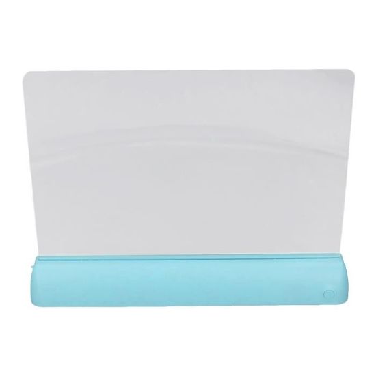 Tablette Lumineuse MEKOTRIN - Tableau LED Acrylique 30x20cm - 7 Couleurs - Pour Deco Bureau Et To Do List