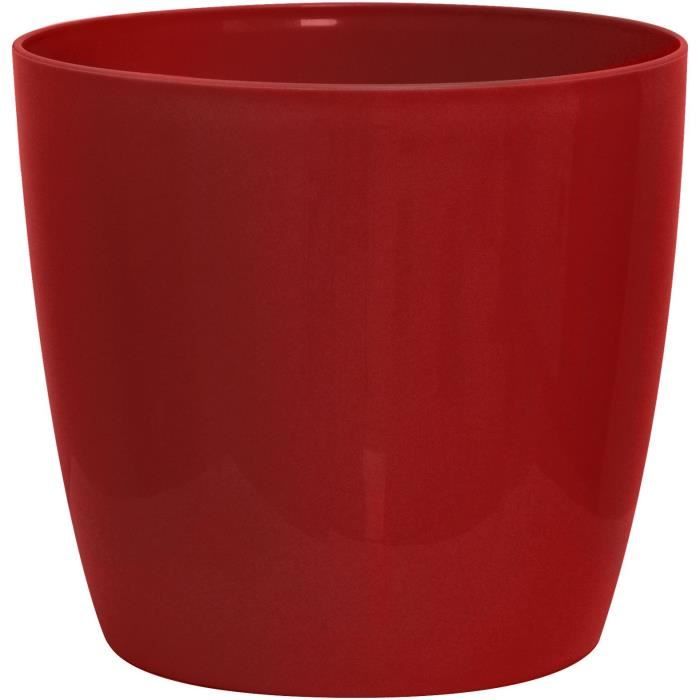 Cache pot GARDEN ID Shiny avec roulettes 30 x 27 cm Aspect céramique Étanche Déplacement aisé - vue 3