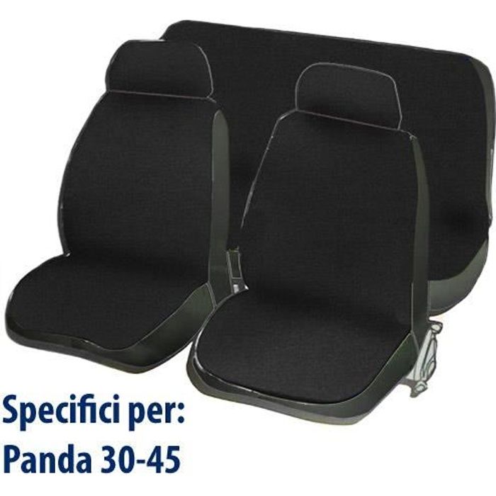 Housses de siège pour Fiat Panda 30 et 45 - noir