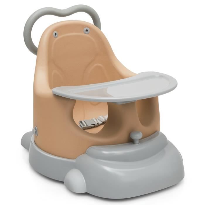 Rehausseur de chaise pour bebe 6 en 1 trotteur plateau et base amovible avec roulettes en polyurethane 3-36 mois 25kg