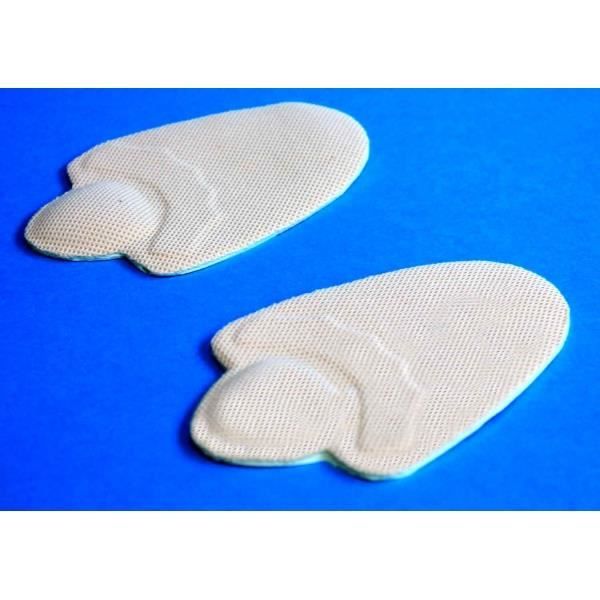 Lot de 2 protections métatarses VITAEASY avec coussin - Matière polyester et latex - Dimensions : 13 x 8,5 cm