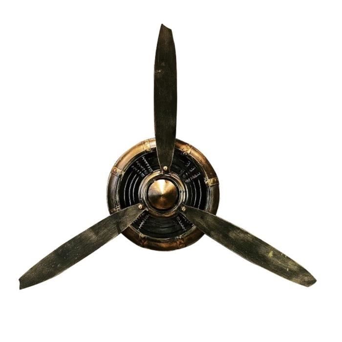 CARILLON A VENT - CARILLON EOLIEN,Hélice métallique décorative pour avion - Type B