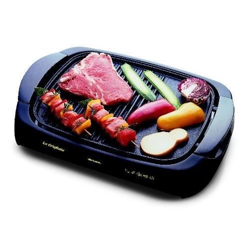 ARIETE - LA GRIGLIATA - PLANCHA, 1600 WATTS, NOIR