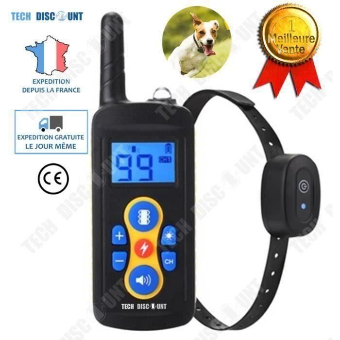 BK TD® collier de dressage pour chien petite taille anti aboiement télécommande contrôle à distance chasse rechargeable étanche