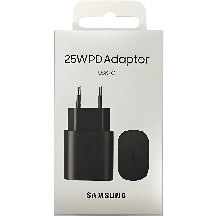 Chargeur d'origine Samsung USB-C 25W (EP-TA800NBE)