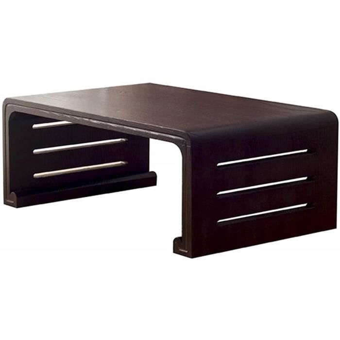 table basse Meubles de Salon en Bois Massif guéridon Creative Style Japonais Baie vitrée Table Table basse Table lit Bureau d'or196