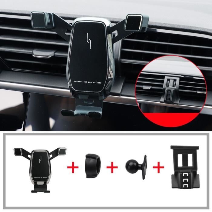 Supports voiture,Support de téléphone portable pour Audi Q3, Support d'appel pour voiture par gravité, montage sur le - Type Black