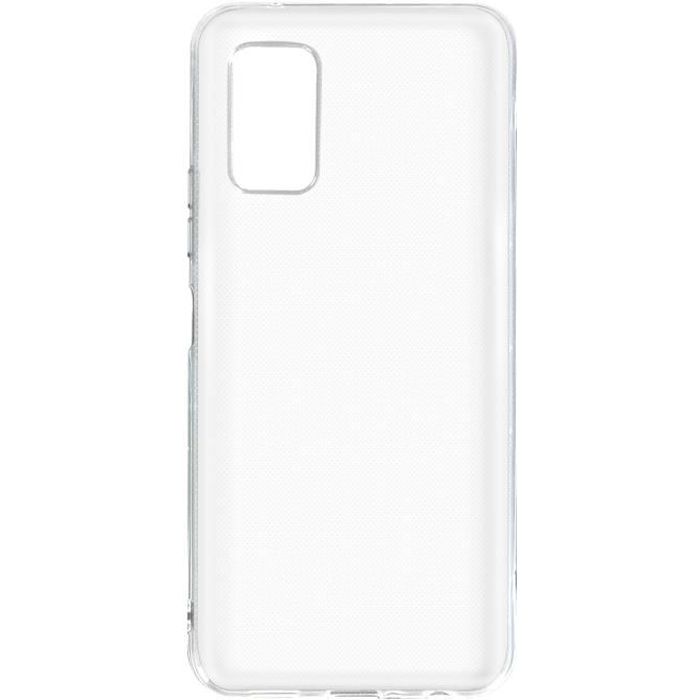 Coque Samsung Galaxy A03s Silicone Souple Ultra-Fin 0.3mm - Transparent Blanc
