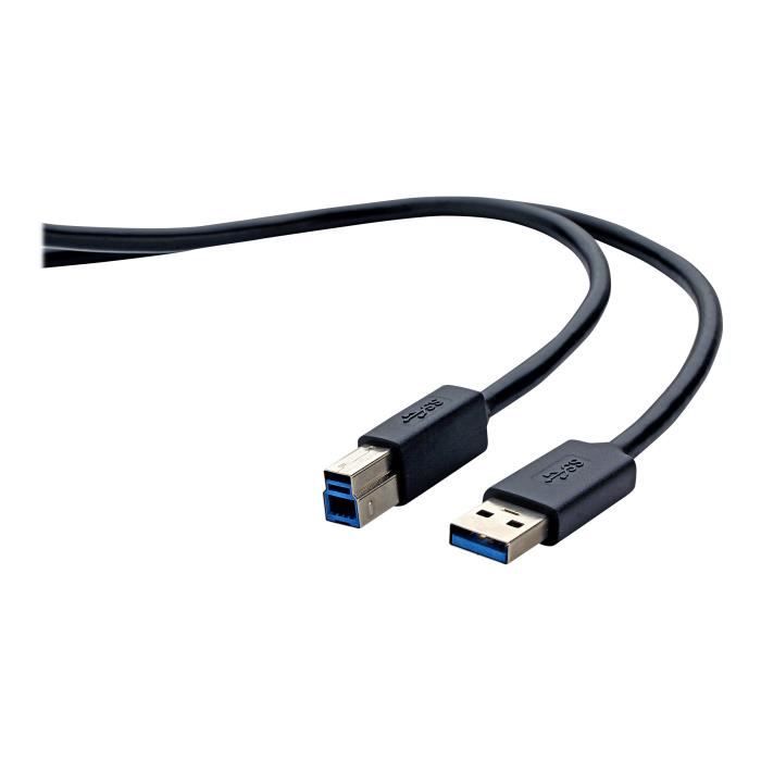 BELKIN Câble USB3.0 DSTP USBA USBB 1.8M PRO