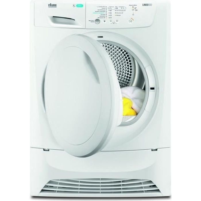 Faure FDP7206PZ, Autonome, Charge avant, Blanc, Droite, LED, Zinc