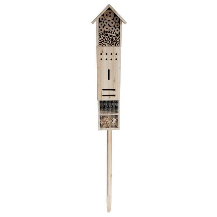 Hotel a insectes avec piquet GartenMeister