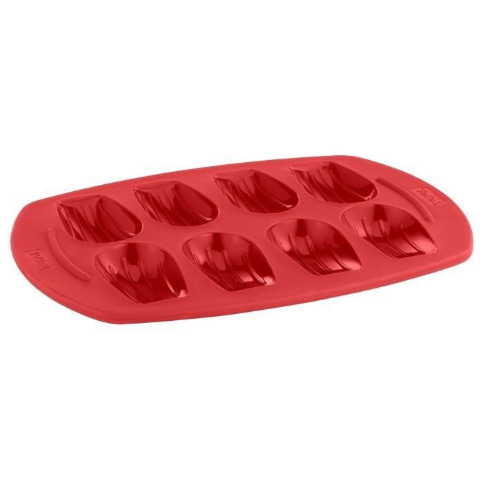 TEFAL PROFLEX J4092613 Moule à 8 madeleines framboise