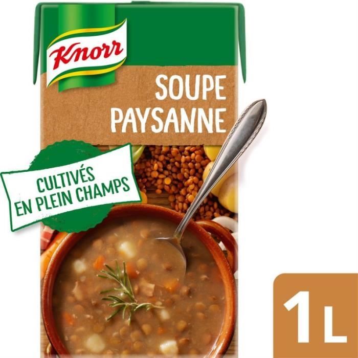 KNORR - Soupe Paysanne 1L - Lot De 3