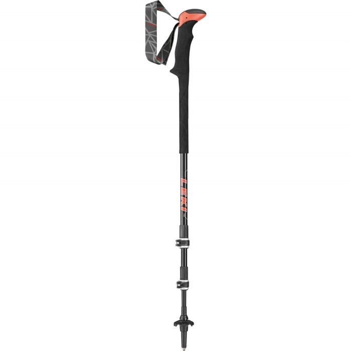LEKI Unisexe - Adulte Carbon TA XTG Bâtons de Trekking Anthracite/Blanc/Fluo Taille Unique - T6492160