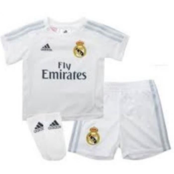Mini-Kit Officiel Bébé Adidas Réal de Madrid 6-9 mois