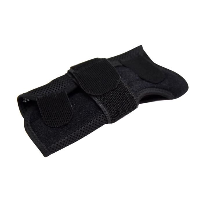 Attelle de poignet respirante noire durable réglable 1PC pour tendinite SPONGE WRIST - SPONGE BRACELET - DROP STOP - CUFF