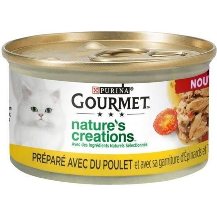 GOURMET Nature's Creation Poulet pour Chat - 85g