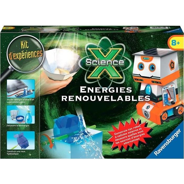 SCIENCE X RAVENSBURGER Energies renouvables Jeu Educatif