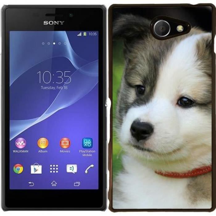 Coque pour Sony Xperia M2 - Chien de Berger Islandais Animal r-i