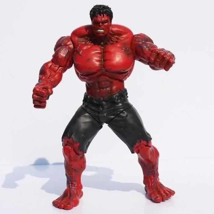 Marvel The Avengers1 Pcs The Avengers Hulk rouge PVC Action Figure Jouet Hands ajusté film Lovers Collection modèle jouets