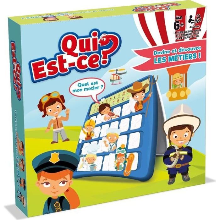 QUI EST-CE ? - Devine les Métiers - Version française - Jeu de questions réponses