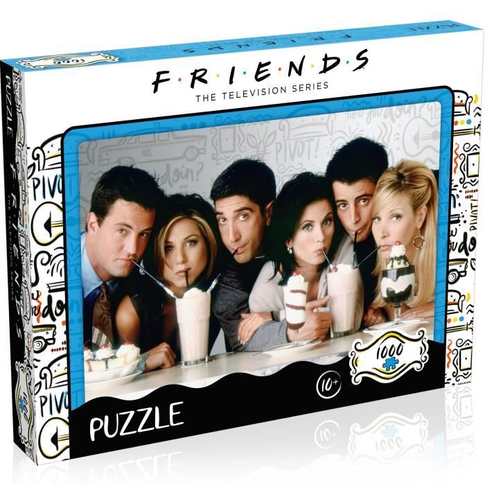 FRIENDS Puzzle Milkshake 1000 pièces