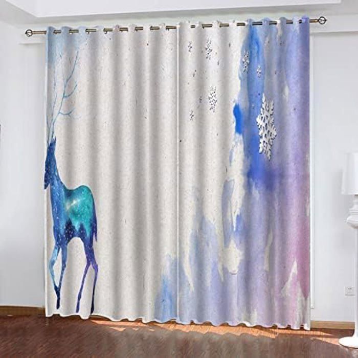 MIULEE Rideaux Occultant Violet à Oeillets-Rideaux Opaque Doux Et