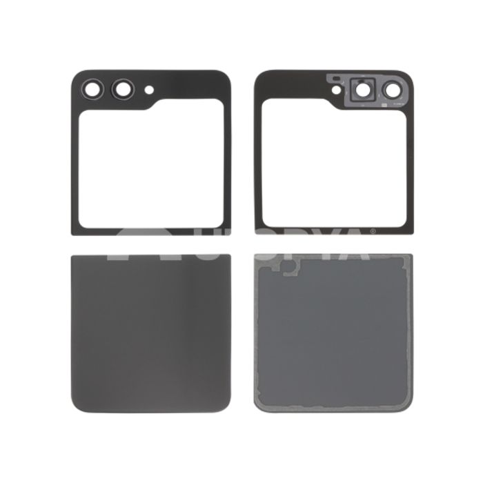 Cache Batterie Vitre Arrière Complète Pour Samsung Galaxy Z Flip 5 F731B Sans logo - vue 3