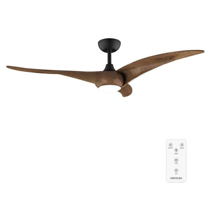 Cecotec Ventilateurs de plafond avec lumière EnergySilence Aero 5295 DarkWood - Cecotec